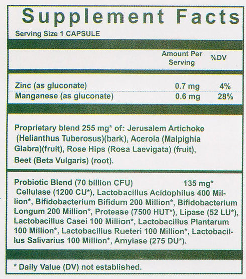 nutri-west Total Probiotics, 120 Capsules, 2.4 Ounce