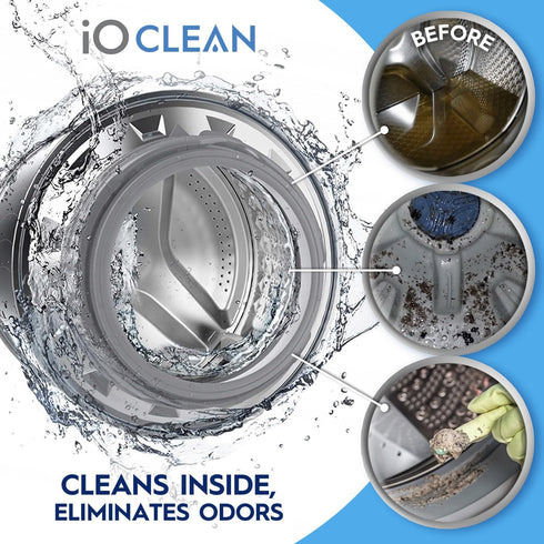 Washing Machine Cleaner and Descaler Tablets, 24 Pcs for HE Front and Top Loaders, Fresh Laundry Supply