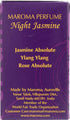 Maroma Night Jasmine Fragrance, .34 Fluid Ounce for a Calming Scent