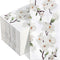 Outus 200 Pcs Floral White Magnolia Guest Napkins 3 Ply Spring Flower Dinner