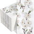 Outus 200 Pcs Floral White Magnolia Guest Napkins 3 Ply Spring Flower Dinner