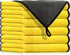 Solid 11" 22" (6) Multipurpose Plush Microfiber Cleaning Cloth Towel for Household, Car Washing, Drying & Auto
