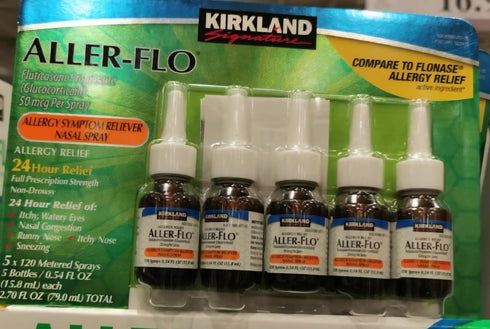 KIRKLAND 5 120 0.54 OZ (15.8 mL 5) 2.70 OZ (79 mL 600 1-Pack Signature Aller-Flo Fluticasone Propionate (Glucorticoid)