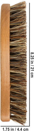 Redecker S-Shaped Scrub Brush with Oiled Beechwood Handle, 8-1/4 inches, Unique Shape for Corners, Made in Germany