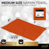 100 Pack Orange Beverage Napkins, 2 Ply Big Party Pack, Ideal for Wedding, Party, Birthday, Dinner, Lunch, Cocktails
