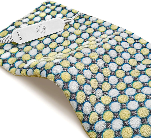 Full Weighted Heating Pad for Back Pain Relief, 2.3lb Electric Heat Pad for Shoulder/Neck/Knee, XL 12"x24"