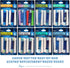 Oralb 1000 (16 Replacement Brush Heads Compatible with Oral B Electric Toothbrush Replacement Heads Precision Brush