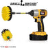 Set Bathroom Accessories - Cleaning Supplies - Drill Brush - Grout Cleaner - Shower Cleaner - Scrub Brush for Shower