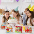 H1vojoxo 24PCS 7.9x3.2x7.9 Inches Capy Birthday Gift Bags - Cappy Clear PVC Gift Bags with Handle Reusable Capy Time