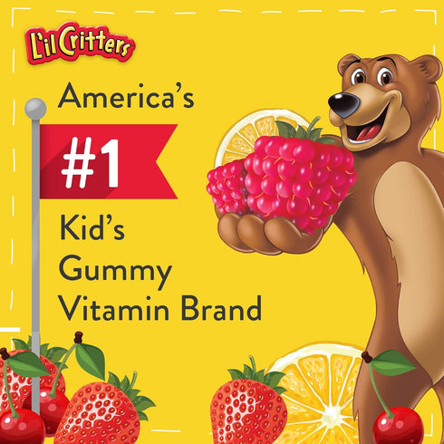 L’il Critters Paw Patrol Gummy Vites Daily Gummy Multivitamin for Kids, 190 Gummies