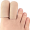 Bukihome 8 PCS Silicone Toe Protectors, Closed Toe Fabric Sleeve Protectors for Pain Relief (2PCS Large + 6PCS Medium)