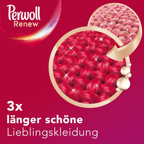 Perwoll Liquid Detergent for Colors, Renew Color & Fiber, 25 Wash Loads