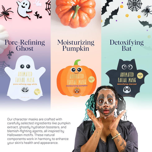 SpaLife Halloween Character Animated Facial Mask