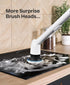 LyriFine Electric Spin Scrubber, 2024 New Full-Body IPX7 Waterproof Bathroom Cleaner Brush with Long Handle & 2 Speed