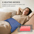misognare 6 Heat Pad for Back Pain Relief Electric Heating Pads with Temperatures Soft Detachable Heat Pad for Man