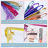 Meetory 10 Pcs Clear Waterproof Cosmetic Bag with Zipper - PVC Transparent Plastic Makeup Organizing Bags