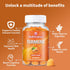 Turmeric Gummies for Adults, Extract 8:1 2000mg, Black Pepper and Ginger Supplements for Joint Support