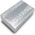 TheDisplayGuys 25-Pack Cotton Filled Cardboard Jewelry Boxes, Silver Foil Gift Case (2.6" x 1.6" x 1.0")