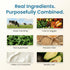 TrueFit High Fiber Protein Powder, Grass-Fed Whey Meal Replacement Shake with Prebiotics, Probiotics, & Organic
