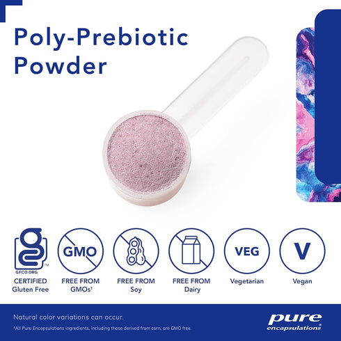 Pure Encapsulations Poly-Prebiotic Powder, 4.9 Ounces, Targets Akkermansia Muciniphila to Support GI Barrier Function