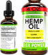 Super Natural Goods Hemp Oil, USA Made Maximum Strength Natural Hemp Seed Oil for Relief & Relaxation, Vegan, 4oz