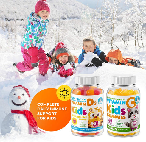 DR. MORITZ Vitamin C Gummies for Kids & Adults - 240 mg - Low-Sugar Chewable Vitamins (Citrus Flavor)