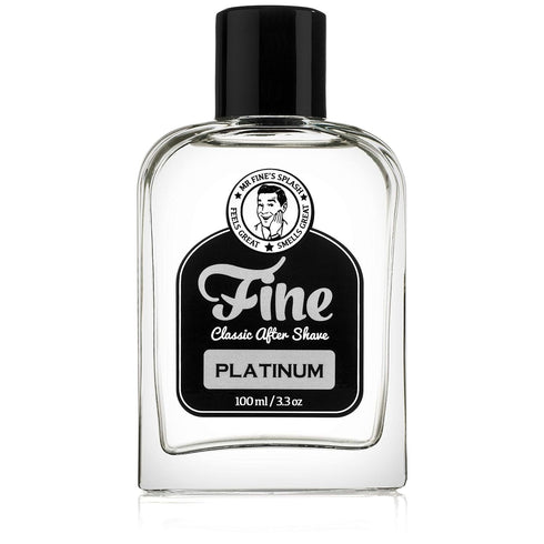 Men's Aftershave - Platinum Fragrance, Soothing & Toning Post Shave Balm, 100ml by Mr. Fine