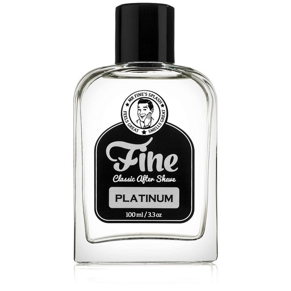 Men's Aftershave - Platinum Fragrance, Soothing & Toning Post Shave Balm, 100ml by Mr. Fine