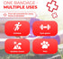 Ever Ready First Aid Self Adherent Cohesive Bandages - 3" x 5 Yards, 12 Count in Rainbow Colors