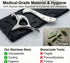 MINZHOUYA Muscle Scraper & Trigger Point Massage Tool- Stainless Steel Gua Sha IASTM for Myofascial Release,Scar Tissue