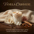 Healing Crystal Candle Gift for Women - Vanilla Cashmere Luxury Soy Candle with Crystals - Rose Quartz & Citrine