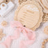Whaline Baby Birth Announcement Sign Wooden Newborn Welcome Board Milestone Card for Birthday Baby Shower Photo Prop