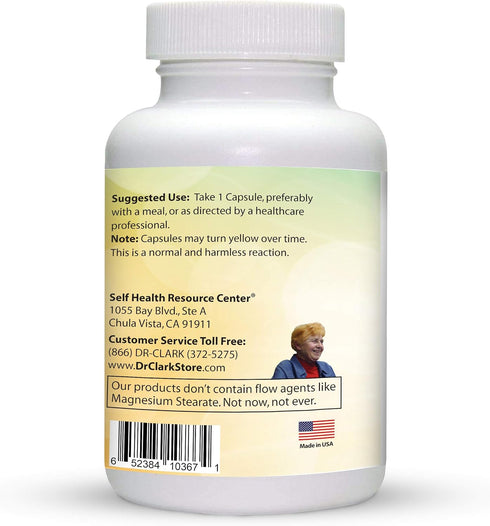 Dr Clark Vitamin C Supplement 1000mg - 100 Gelatin Capsules, Gluten Free, Immunity Support, Antioxidant