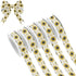 YKZEYK Ribbon for Gift Wrapping Bees White Sunflowers Print Fabric Ribbon 1/2" 25