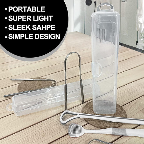 Tongue Scraper Case, Travel Case for Tongue Scraper (2 Pack)