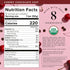Truvani Plant Based Snack Bar - Cherry Chocolate Chip 4 Pack, 5g Protein, USDA Organic, Vegan, Gluten Free