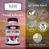Kaya Naturals Hair Growth Gummies - Biotin 5000mcg Vitamins for Healthy Hair, Skin, Nails - 120 Count