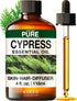 Set Set 2X 4 Oz Cypress Essential Oil for Diffuse & Patchouli Essential Oil for Diffuser - Aromatherapy Grade Essential