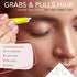Majestic Bombay Fine Point + Slant Tweezers for Women and Men, Precision Tweezers for Splinter and Ingrown Hair Removal