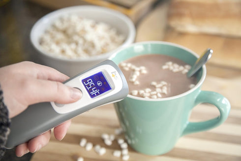 HealthSmart Digital Temporal Thermometer - No Contact Infrared Technology for Babies, Children or Adults