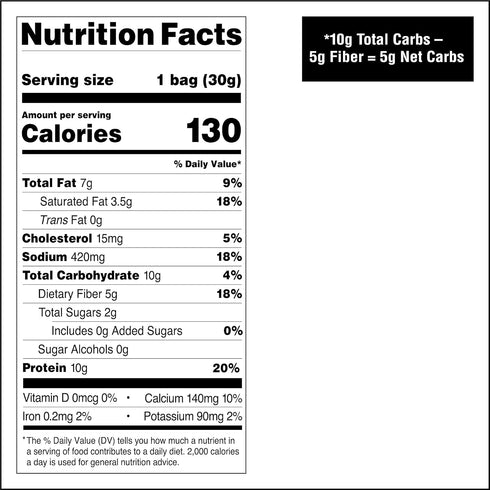 Quest Nutrition Cheese Crackers, Cheddar Blast, 10g Protein, 12 Packs (1.06 oz bags)