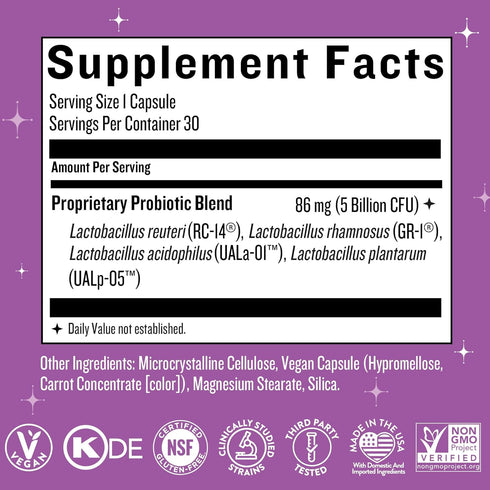 Legendairy Milk Smitten Kitten - Vaginal Probiotics for Women - Clinically-Studied Probiotics Lactobacillus Reuteri