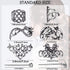 Syhood 6 Pieces Retro Silver Viking Celtic Alloy Hair Clips, Hair Accessories for Women and Girls