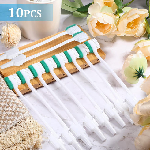 10 Pcs Suction Swab Toothbrush Care - Disposable Oral Swabs for Suction Machine, Individually Wrapped