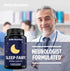 SLEEP FAIRY Natural Sleep Aid - Melatonin 10mg, Magnesium Glycinate 500mg, Herbal Sleeping Pills for Adults