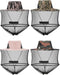 4 Pieces Mosquito Cap Net Hat with Zipper, Foldable Fly Protection for Fishing, Hiking, Gardening, 4 Colors