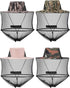 4 Pieces Mosquito Cap Net Hat with Zipper, Foldable Fly Protection for Fishing, Hiking, Gardening, 4 Colors