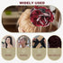 Lurrose 4Pcs Large Ribbon Hair Claws, Rose Flower Bow Jaw Hair Clip Barrette Ponytail Holders for Girls Women