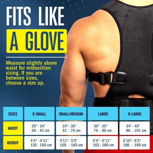FlexGuard Posture Corrector for Women and Men - Adjustable Back Support Straightener for Pain Relief