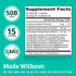 Prebiotics and Probiotics: Lactobacillus Gasseri, Rhamnosus, Plantarum, Casei, Bifidobacterium longum, lactis, infantis